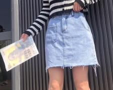 牛仔短裙，女装，时尚姐妹