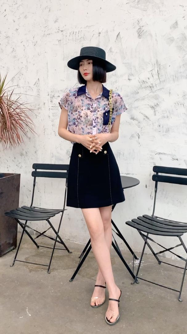 夏季新款，女装，蘑菇扣