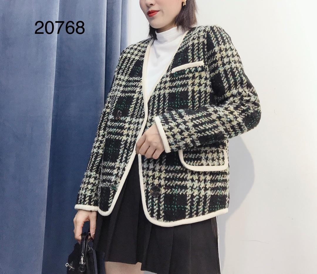 冬季新款小香风夹棉外套，女装，琼卿格
