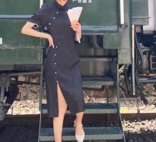 夏季新款韩版连衣裙，女装连衣裙，董与陈