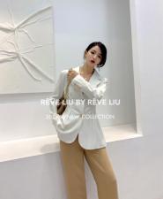 收腰西装外套，女装西装，REVE LIU