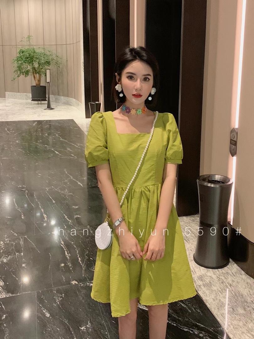 小清新带包包连衣裙，女装连衣裙，杭之韵
