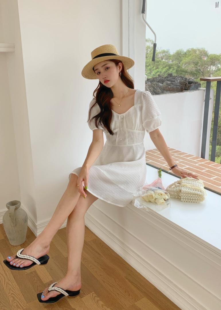 夏季新款A版连衣裙，女装连衣裙，墨初