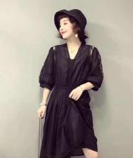 天丝蕾丝裙，女装，媞默