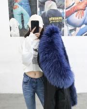 ZAF01时尚潮流真狐狸大毛领加内胆保暖派克服，女装，L·H·X
