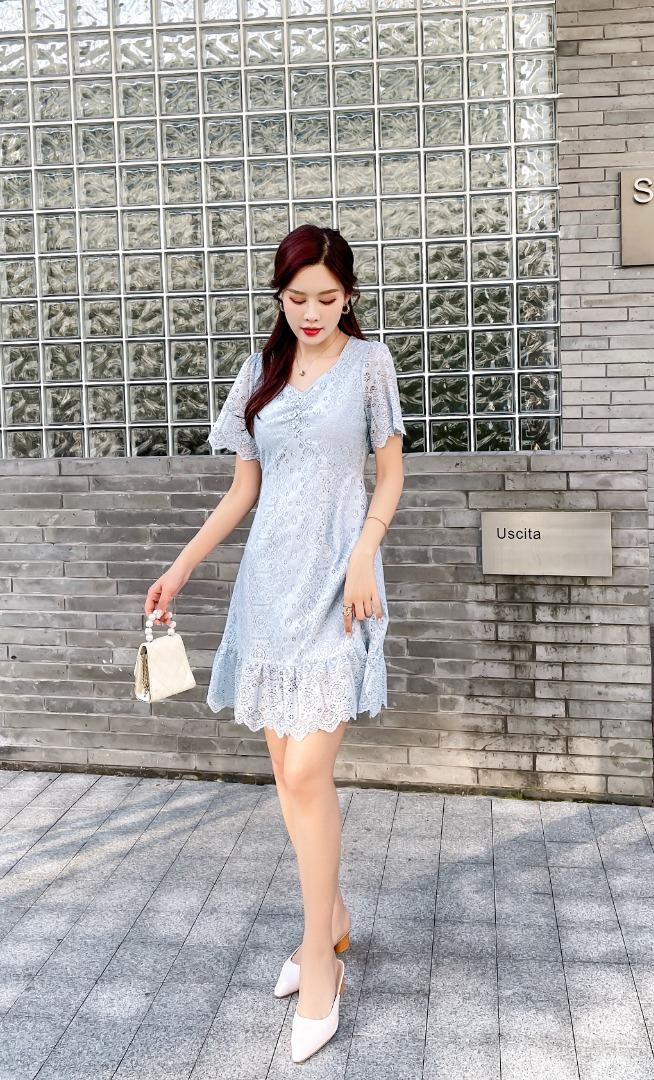 2021夏装新款现货供应三色四码，女装，艾涵