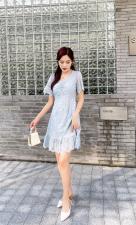 2021夏装新款现货供应三色四码，女装，艾涵