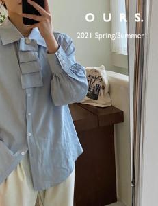 OURS.2021 春款 | 复古领结衬衫,女装衬衫,OURS