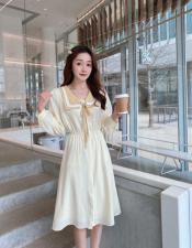 【现货】早春新款韩版雪纺连衣裙，女装连衣裙，E莎