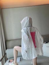 W775欧洲站夏季新款粉色小熊印花宽松潮牌时尚休闲防晒，女装，L·H·X