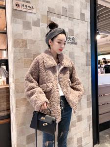 安哥拉皮毛一体外套,女装,一杭