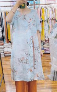 夏季新款 苎麻连衣裙,女装连衣裙,YNJDD