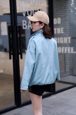 2021春款袖子立体图标设计外套，女装，红雀纺