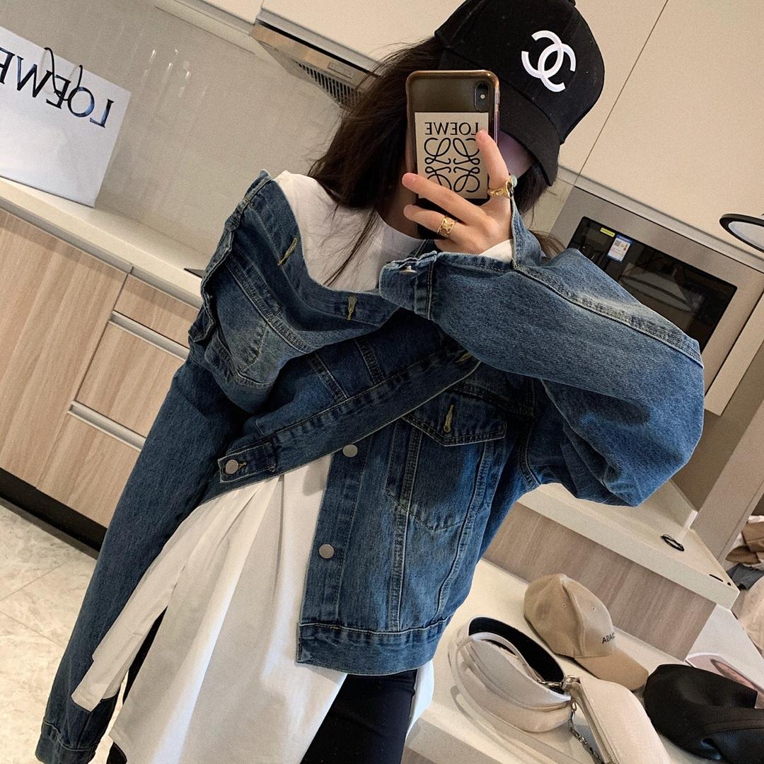 79162解构牛仔外套，女装，XTZ style