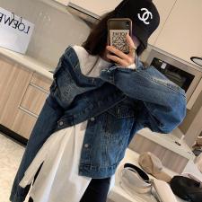 79162解构牛仔外套，女装，XTZ style
