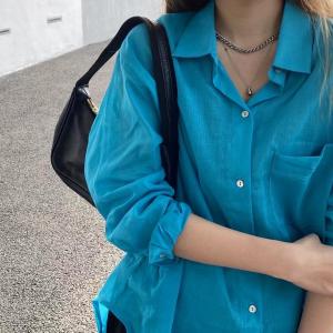 夏季 防晒苎麻衬衣,女装,CLEAN SPACE
