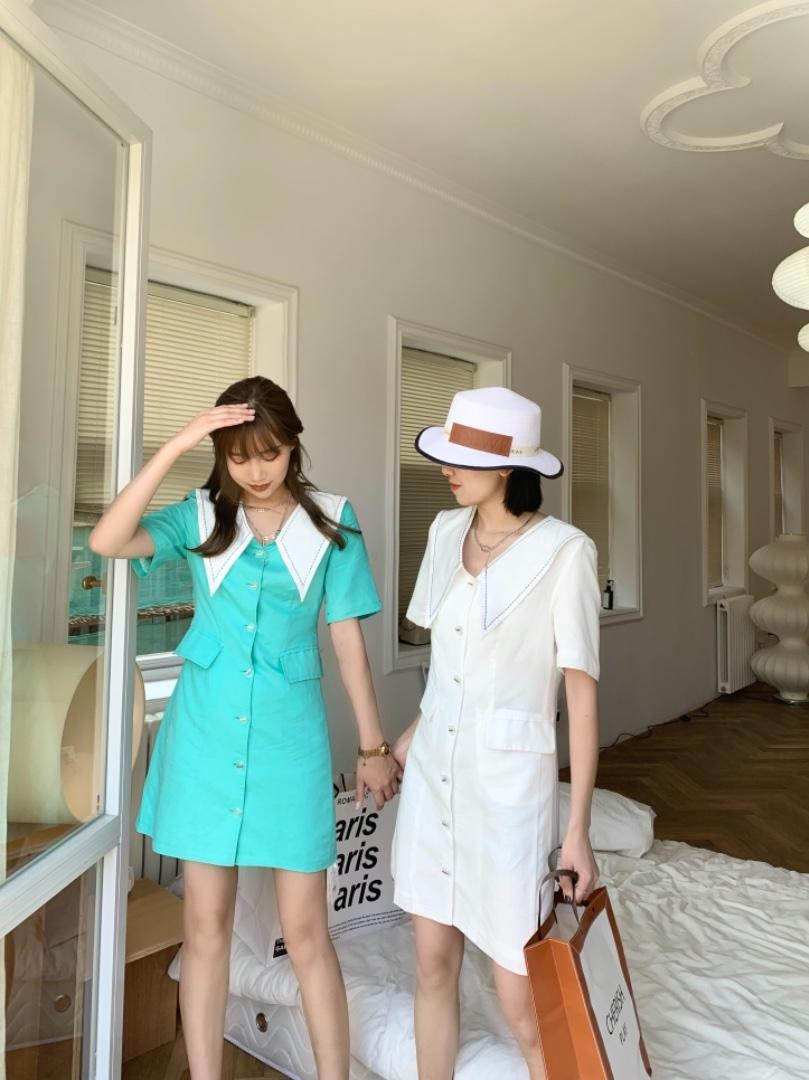 夏装连衣裙，女装连衣裙，DTU（大图）