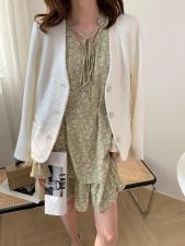 TWTIUWOO-21春季新品V领气质外套，女装，她物