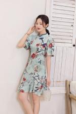 8815女人味十足旗袍，女装婚纱/旗袍/礼服，英利伊人