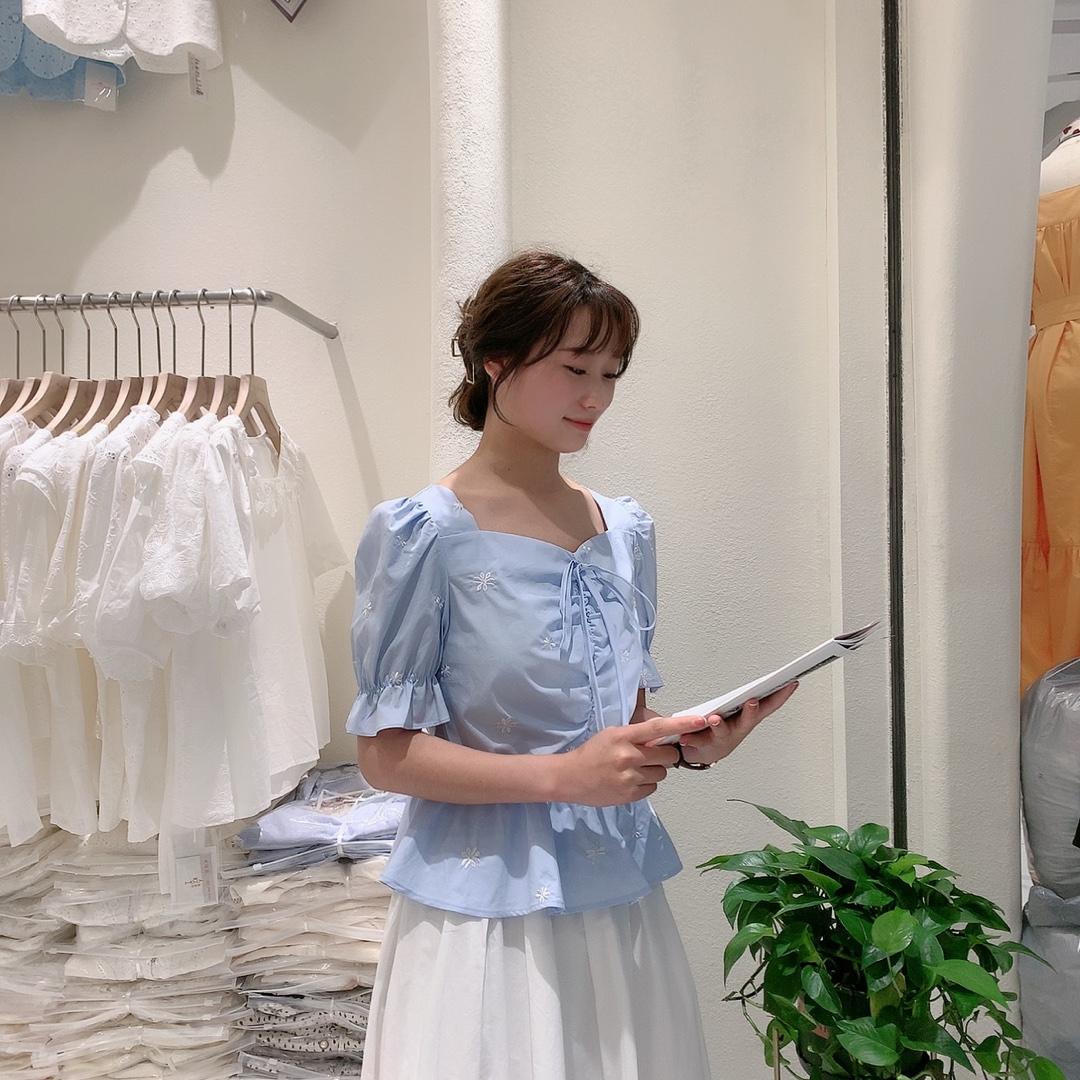 夏季新款韩版上衣，女装，麦筱萌
