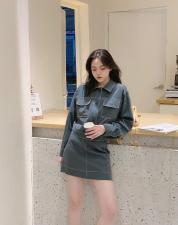 时尚潮流休闲工装套装，女装职业装，G&F港孚