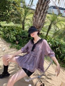 【现货】夏季新款 海军风小衫，女装，名依人