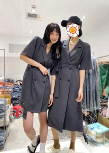夏季气质西装裙透气垂感 显瘦人手，女装西装，柚意