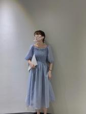 【现货】收腰连衣裙，女装连衣裙，驿谷