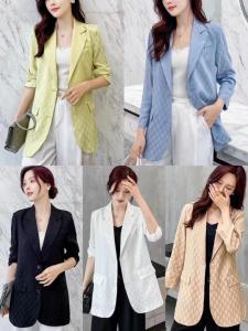 天丝面料单西装,女装西装,烟雨美人