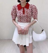 夏季新款针织T，女装，AN AN