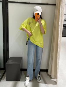 夏季新款笑脸T恤,女装T恤,郦歌贝妮