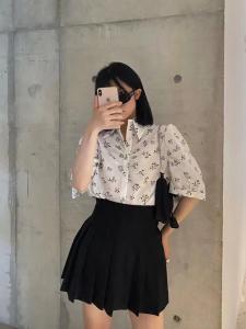 复古风碎花套装，女装职业装，ZIA