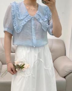 夏季新款韩版小衫,女装,依洛菲
