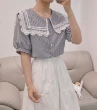 夏季新款韩版时尚小衫，女装，依洛菲