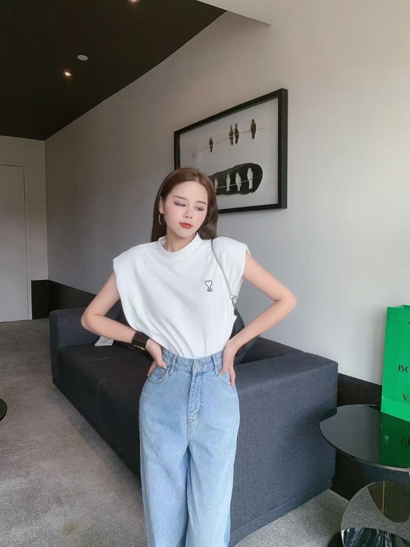 欧洲站新款肩棉款背心～黑，白～均码，女装背心吊带，LOVELS