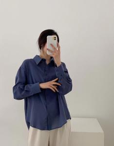 薄荷棉衬衫,女装衬衫,FMV
