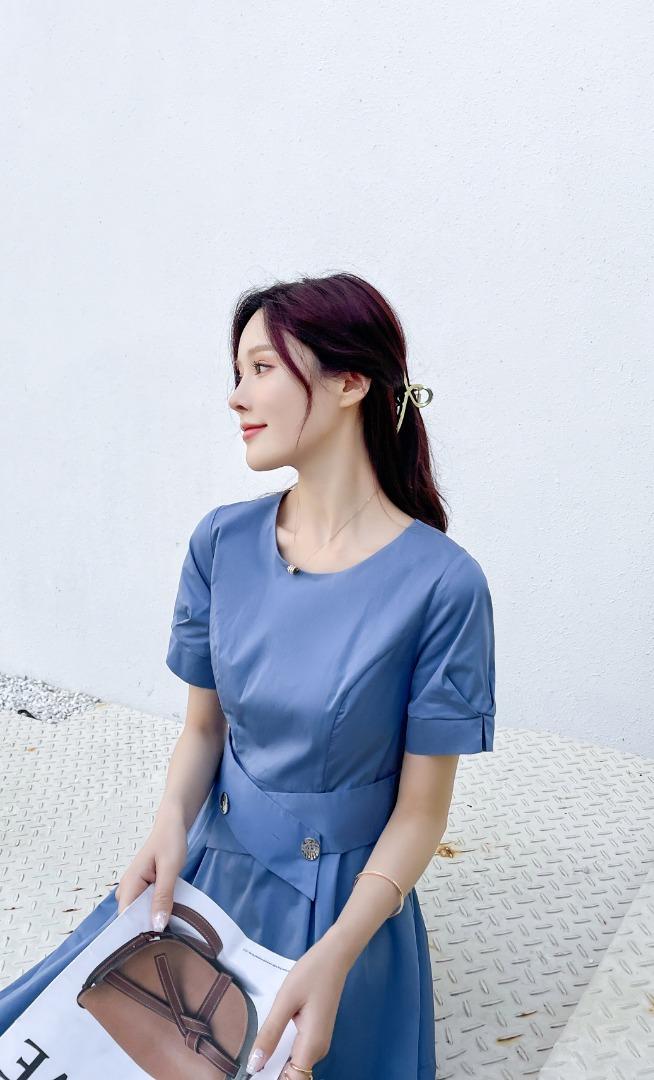 2021夏装连衣裙M-XXL，女装连衣裙，艾涵