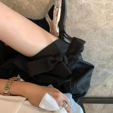 蝴蝶结短裤，女装，XTZ style