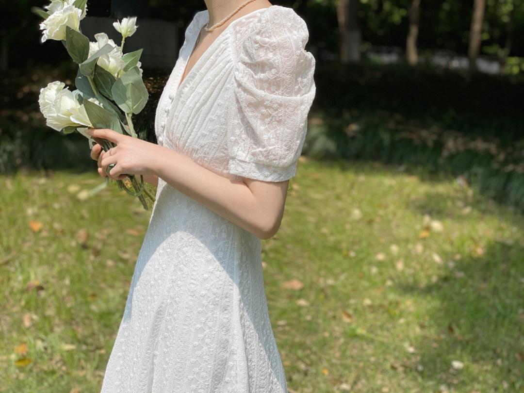 绣花长裙，女装，Must Bloom