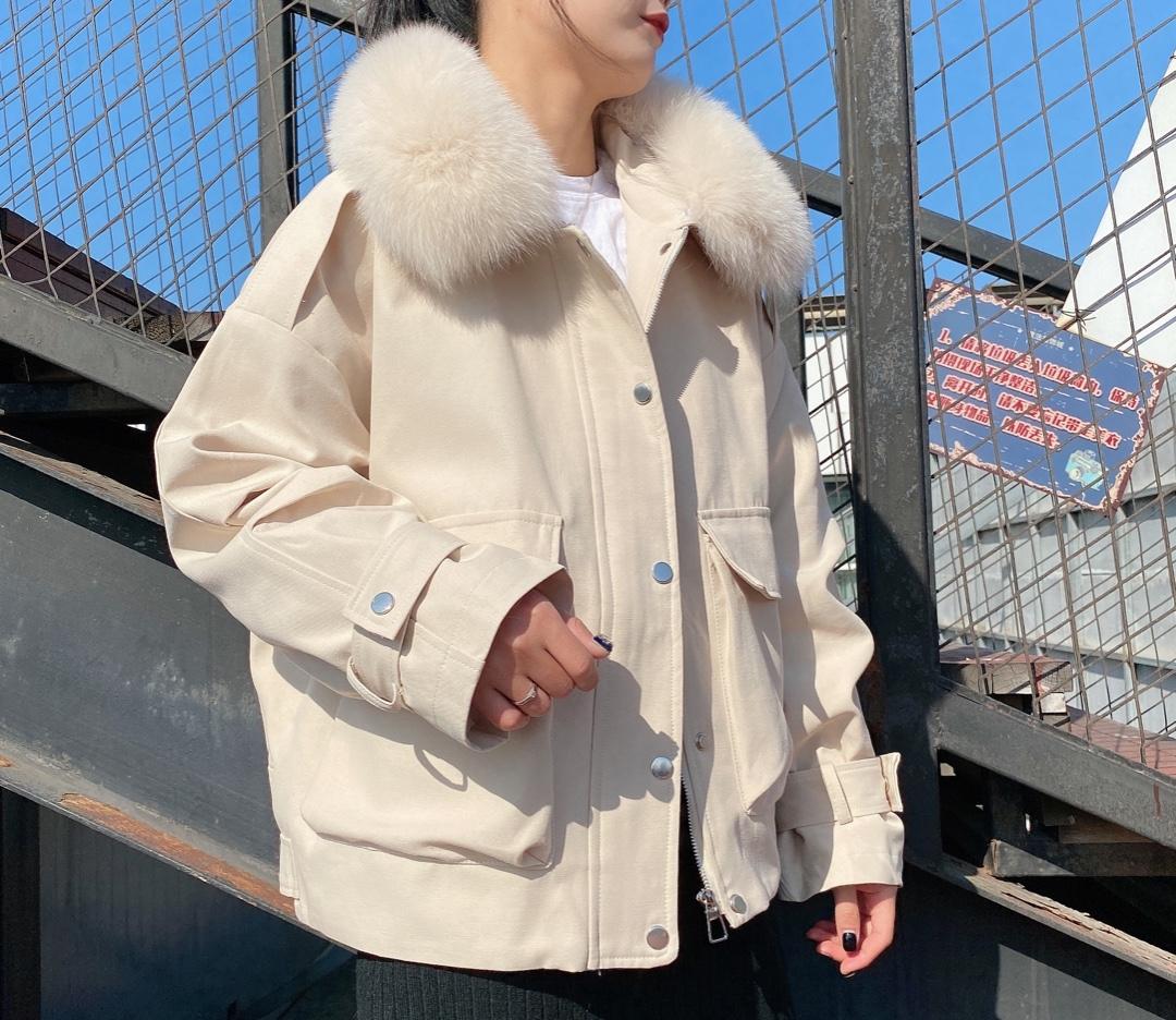现货冬装派克服，女装，泰靡