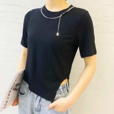 【现货】新款项链短T，女装，F，2018