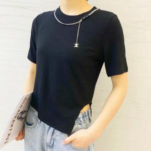 【现货】新款项链短T,女装,F，2018