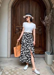 【现货】夏季新款豹纹半裙,女装半身裙,易霏金熙