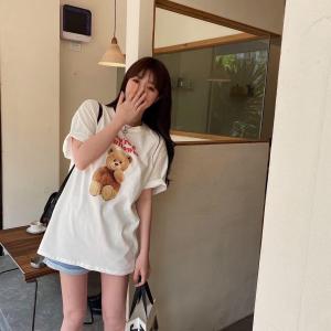 夏装新款韩版时尚休闲短袖T恤,女装T恤,璐玩美