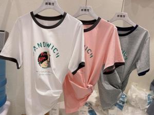 夏季拼色T,女装,新雅行-1