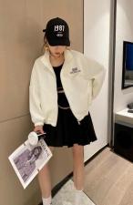 立领外套现货，女装，魅力可诗