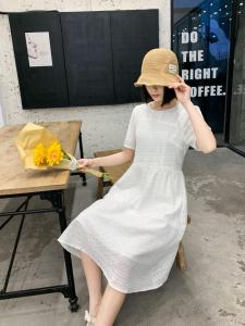 白色蕾丝少女裙,女装,水锦红