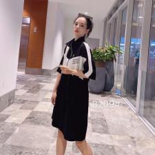 现货，夏季新款针织连衣裙，女装连衣裙，柏旺阁