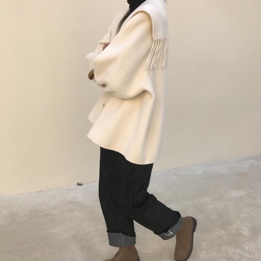 韩版双面呢大衣，女装，Vase