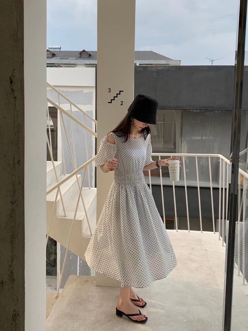 韩版碎花连衣裙，女装连衣裙，深度